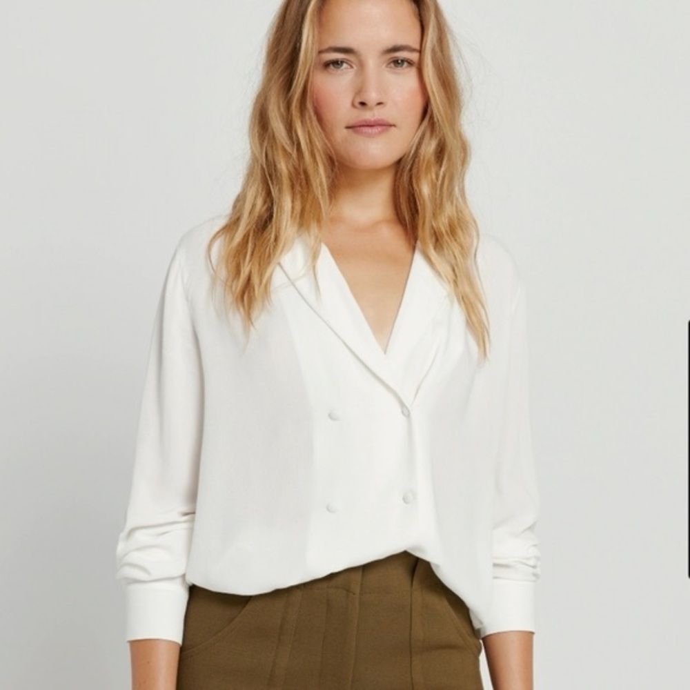 Frank and Oak Blazer Viscose Blazer Blouse XL